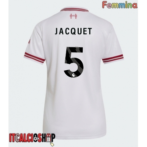 Liverpool Jeremy Jacquet #5 Seconda Maglia Femmina 2026-27 Manica Corta